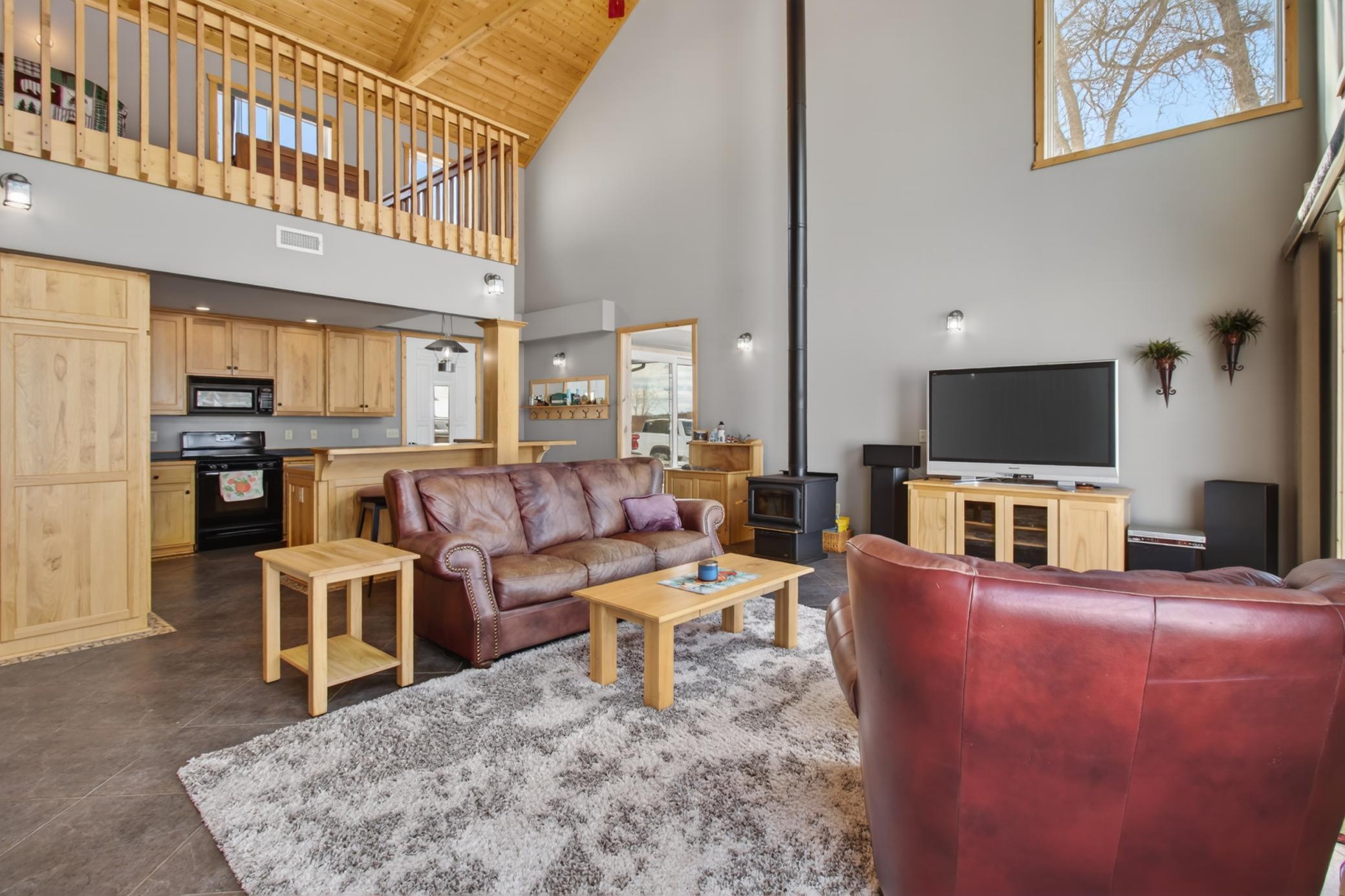 Two Story Living Room