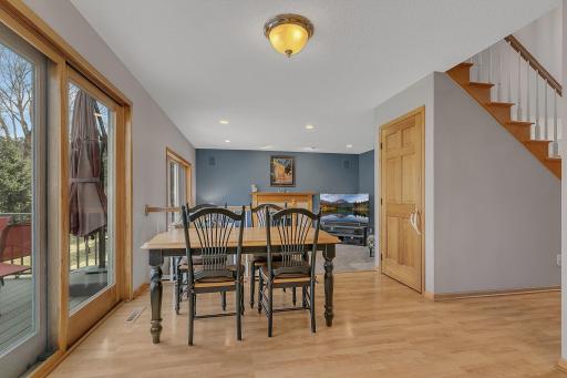 Informal Dining Room Flows from Kitchen and to Great Room