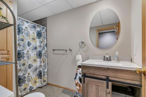 3/4 Bath in Basement