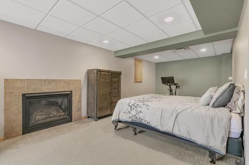 Fireplace Adds Warmth and Ambiance