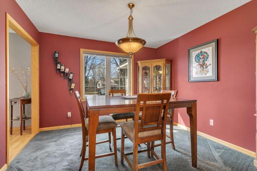 Formal Dining Room Located Just Off the Kitchen