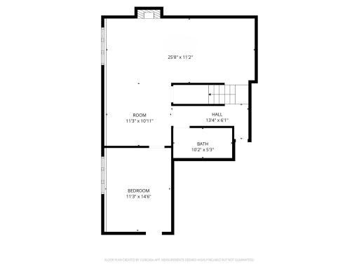 Basement Floor Plan - Dimensions may not be Exact