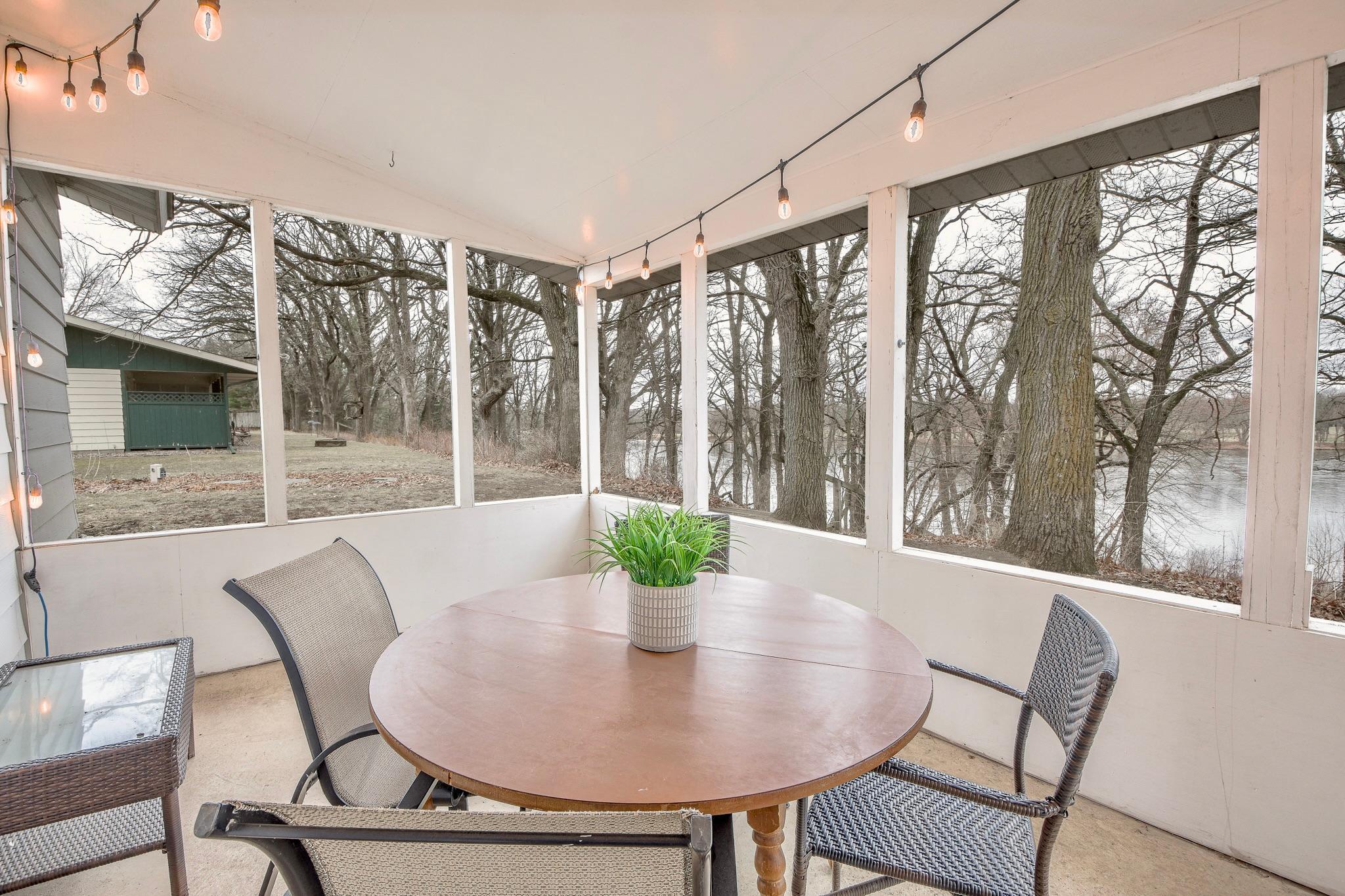 Bug free sitting area.