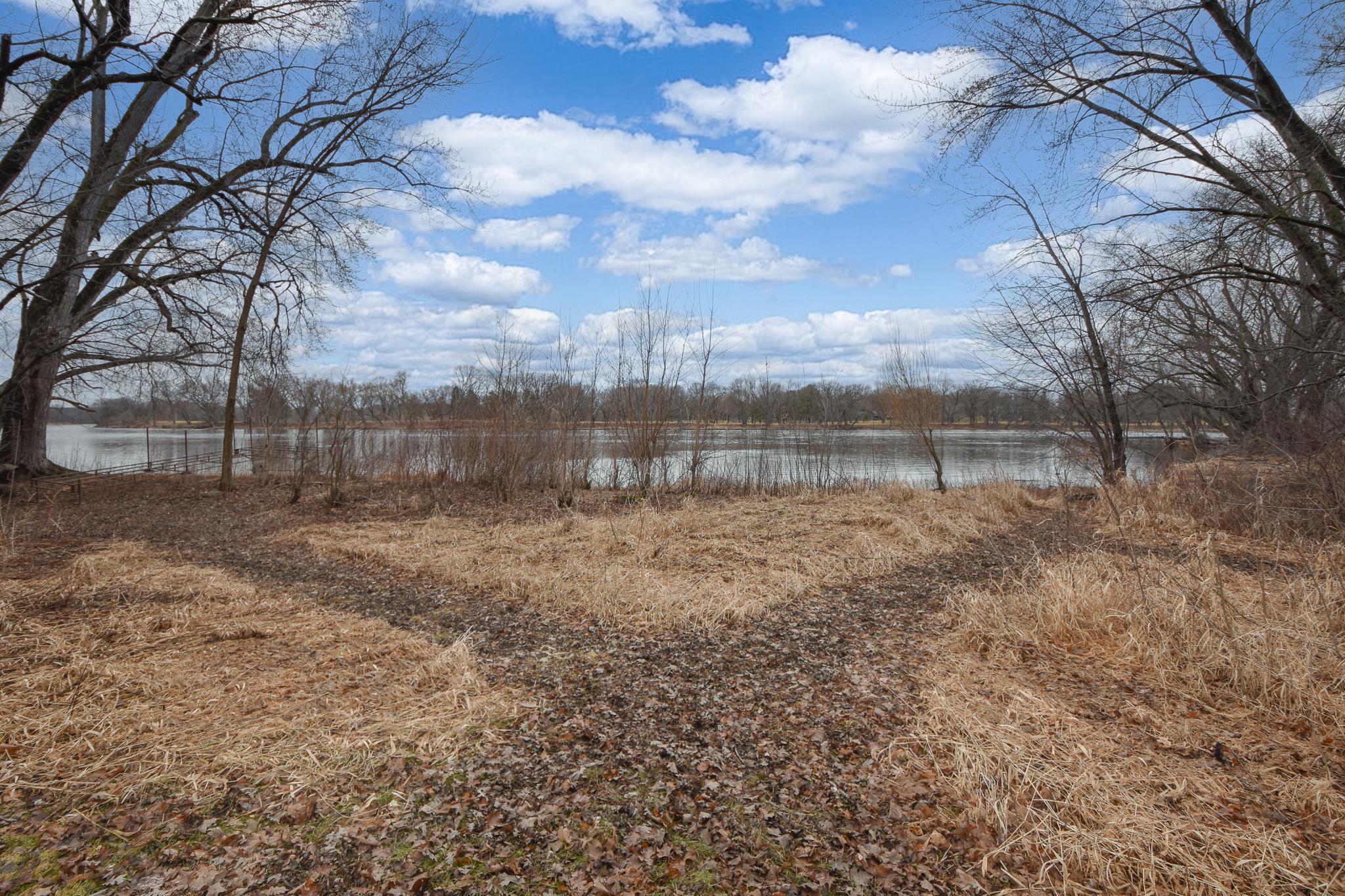Mature trees and lush woodland.