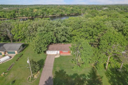 Drone showcases the property's full potential.