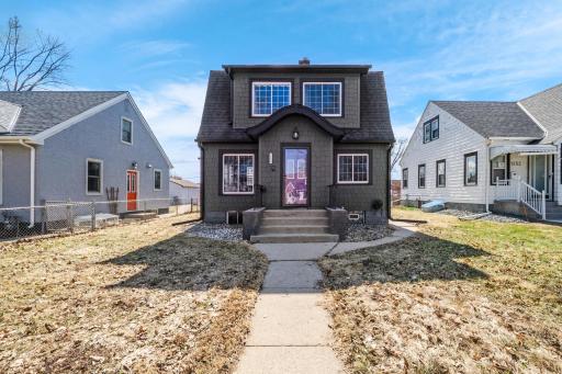 Alternate view of the front of the home.