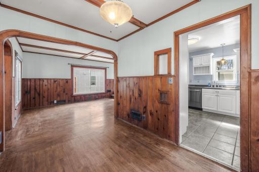 Alternate view of the dining room.