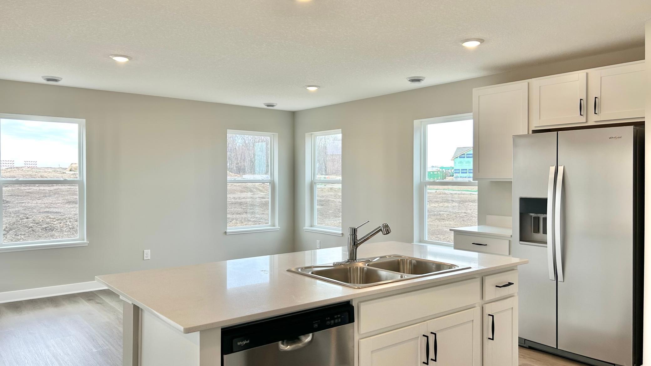 Open main floor layout with tons of natural light.