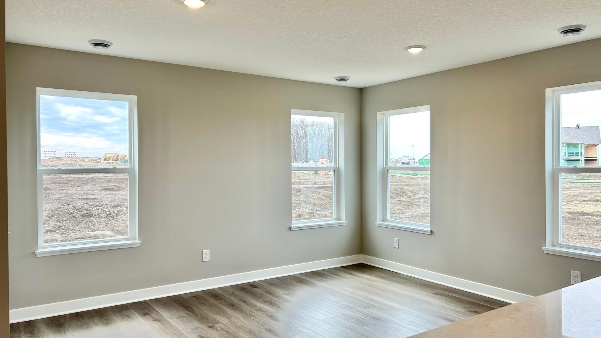 Spacious family room.