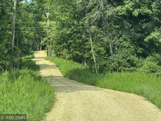 Driveway to proposed building site