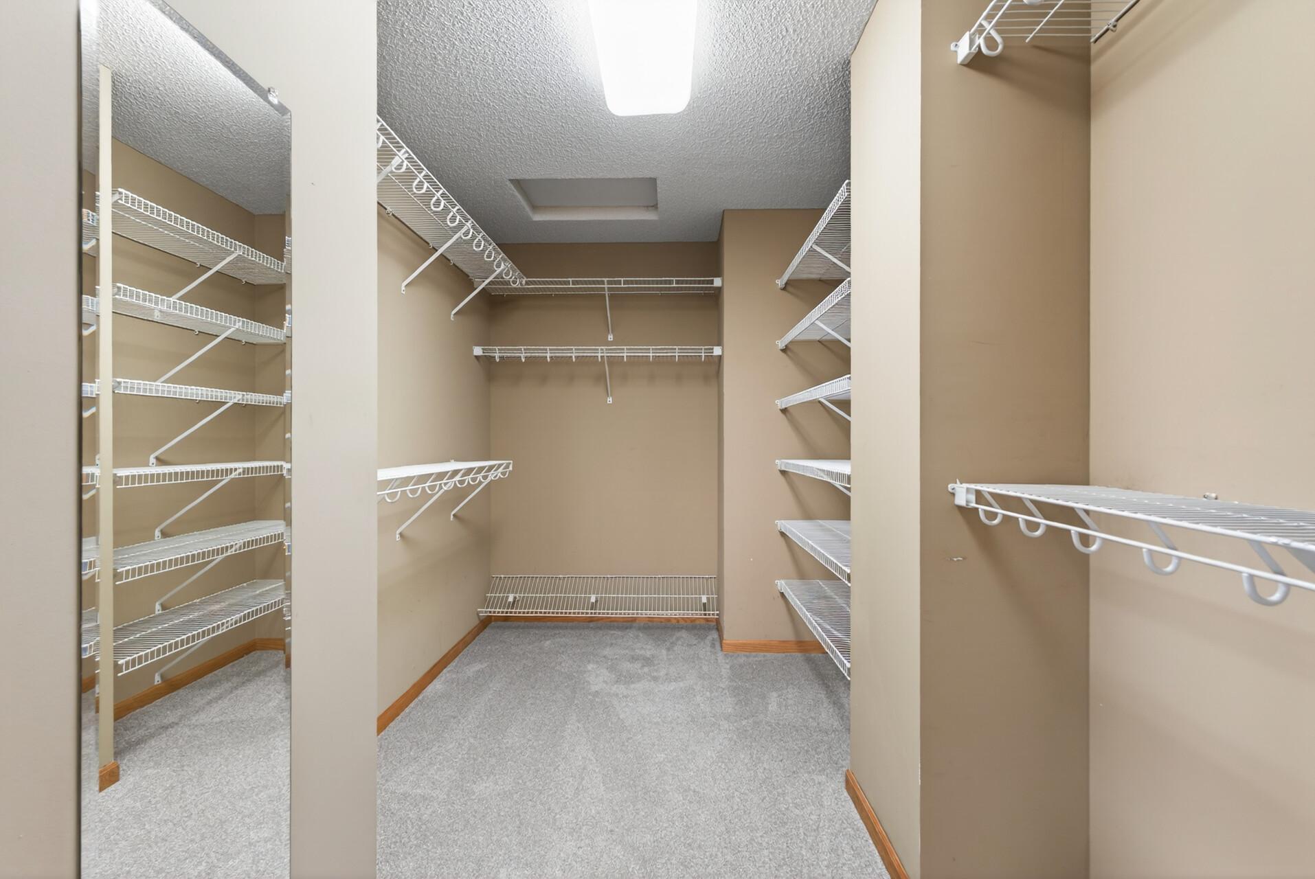 Primary Walk in Closet