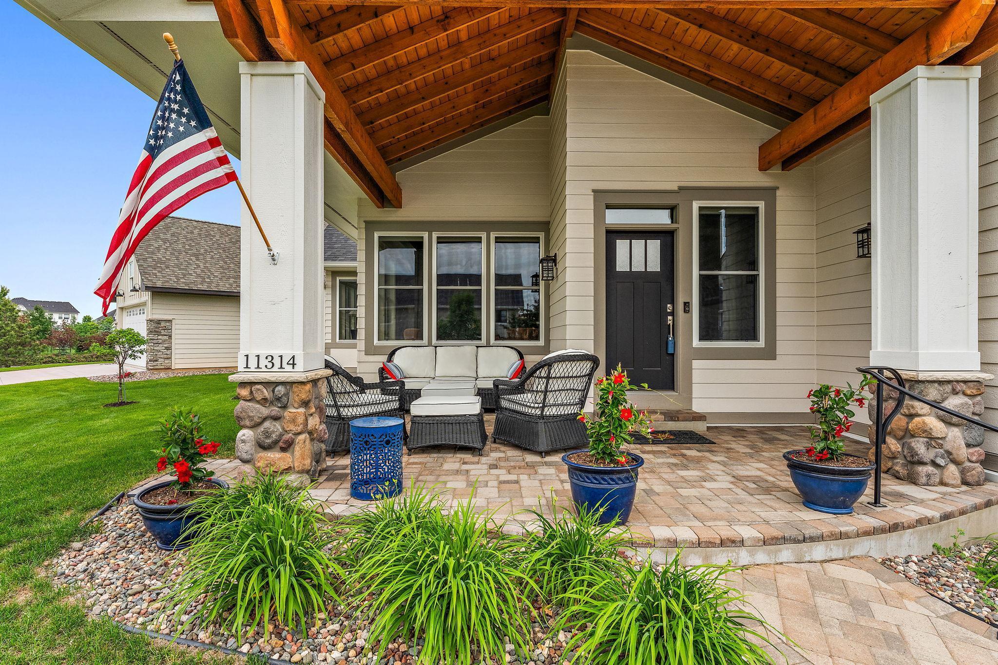 Beautiful cedar ceiling!