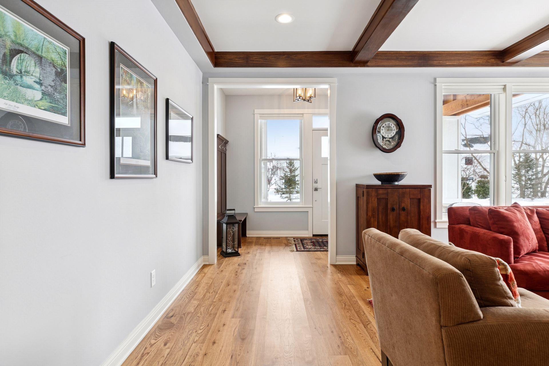 Foyer view from living hallway.