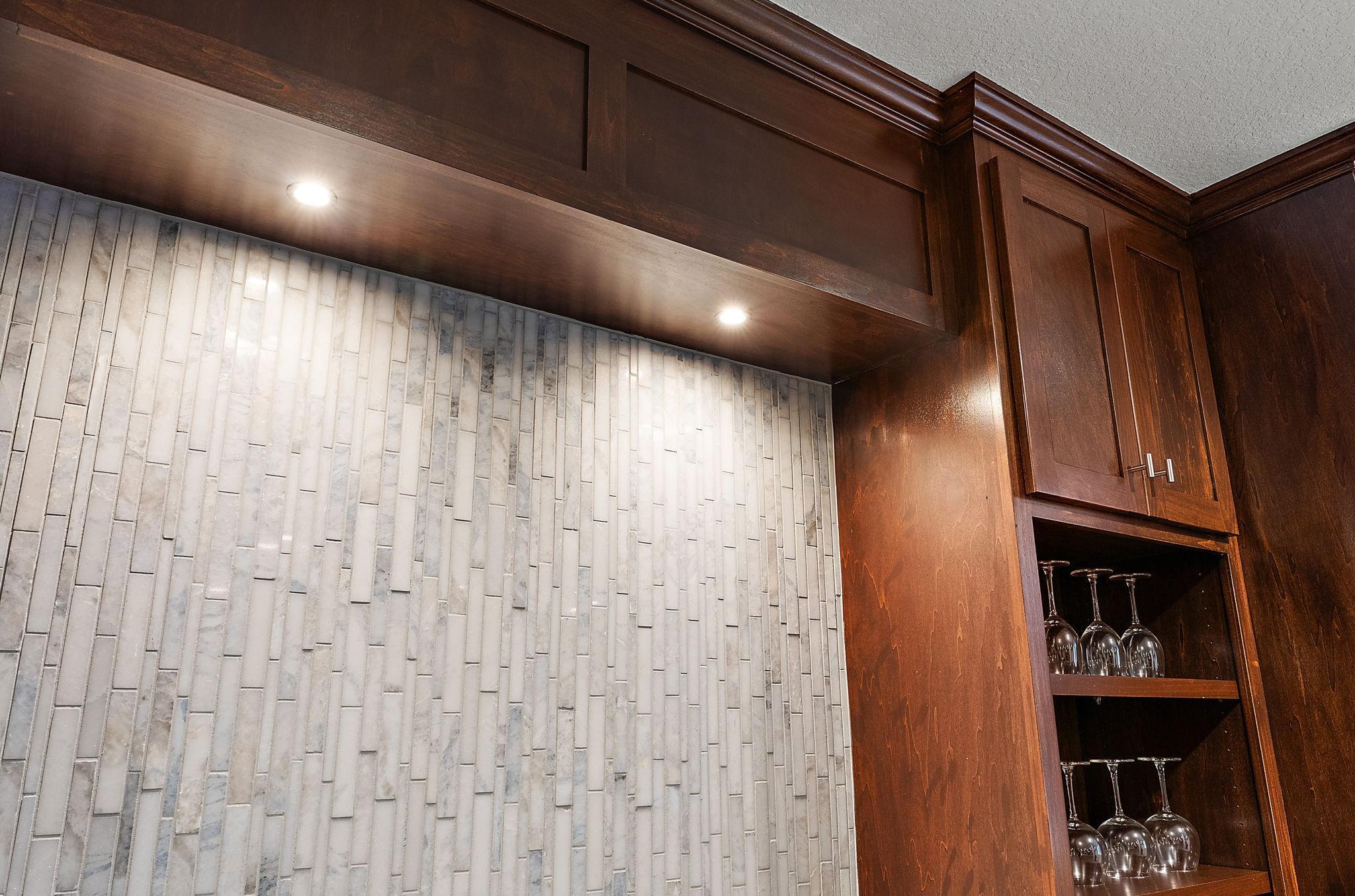 Beautiful backsplash detail.