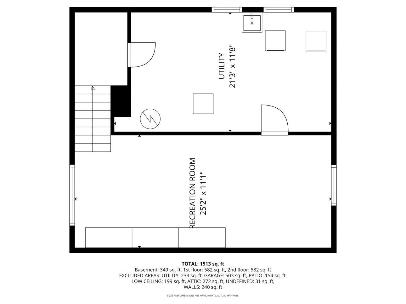 basement measurements