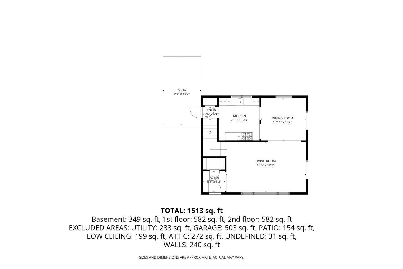 main floor measurements