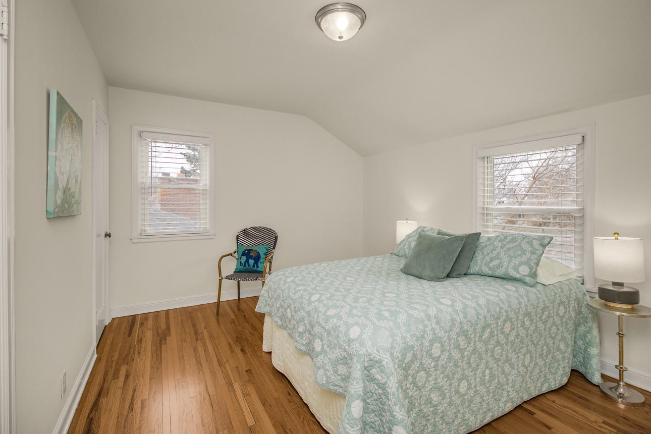 All three bedrooms have two windows