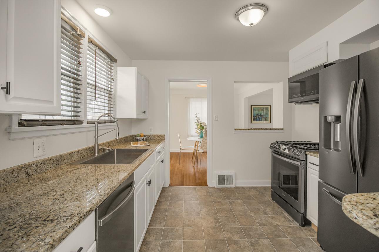 Pass thru window to dining room