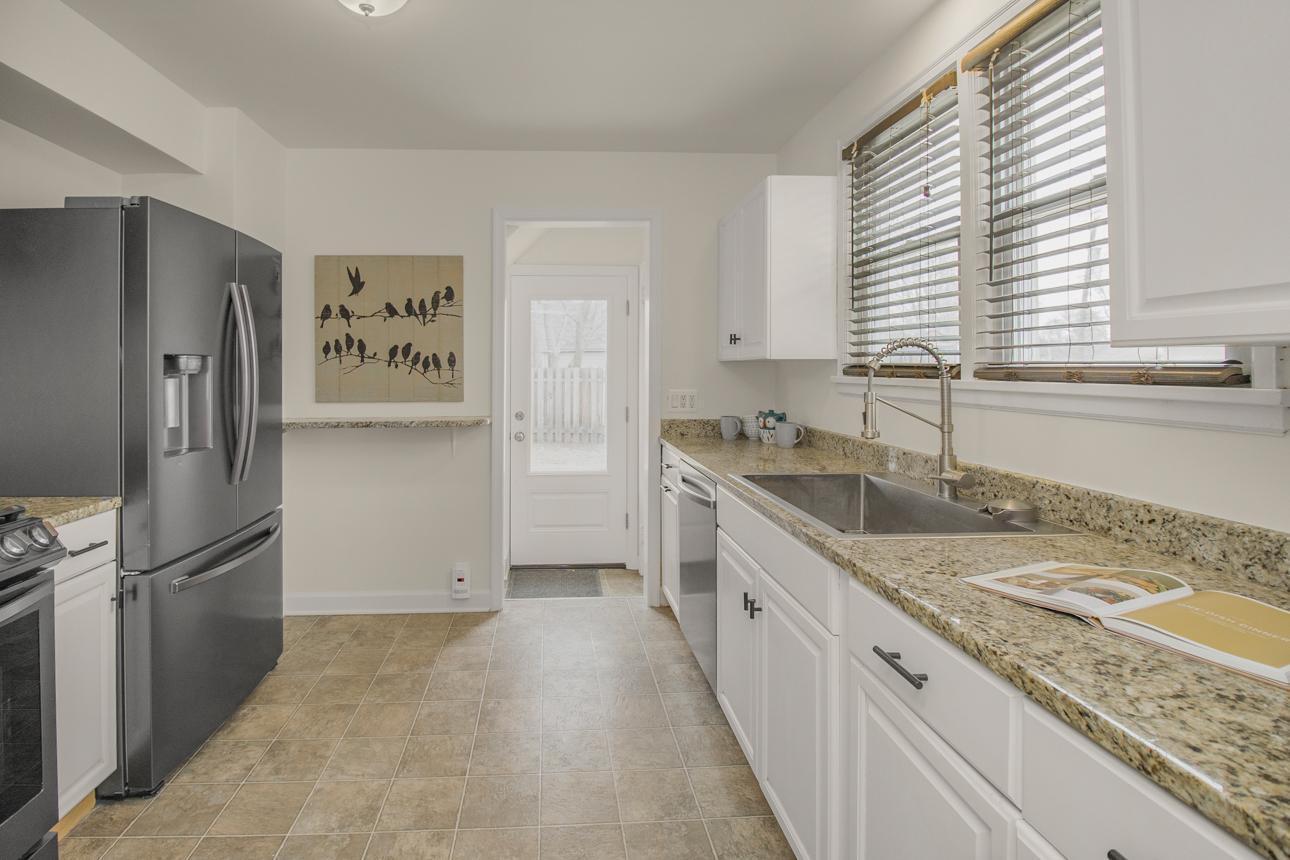 Updated kitchen has granite conters