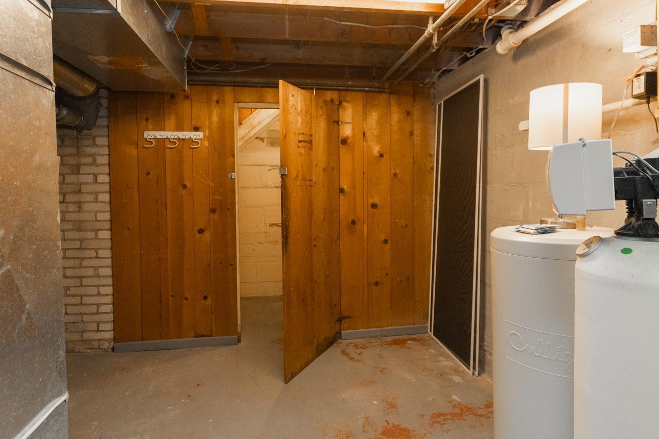 Extra storage in basement