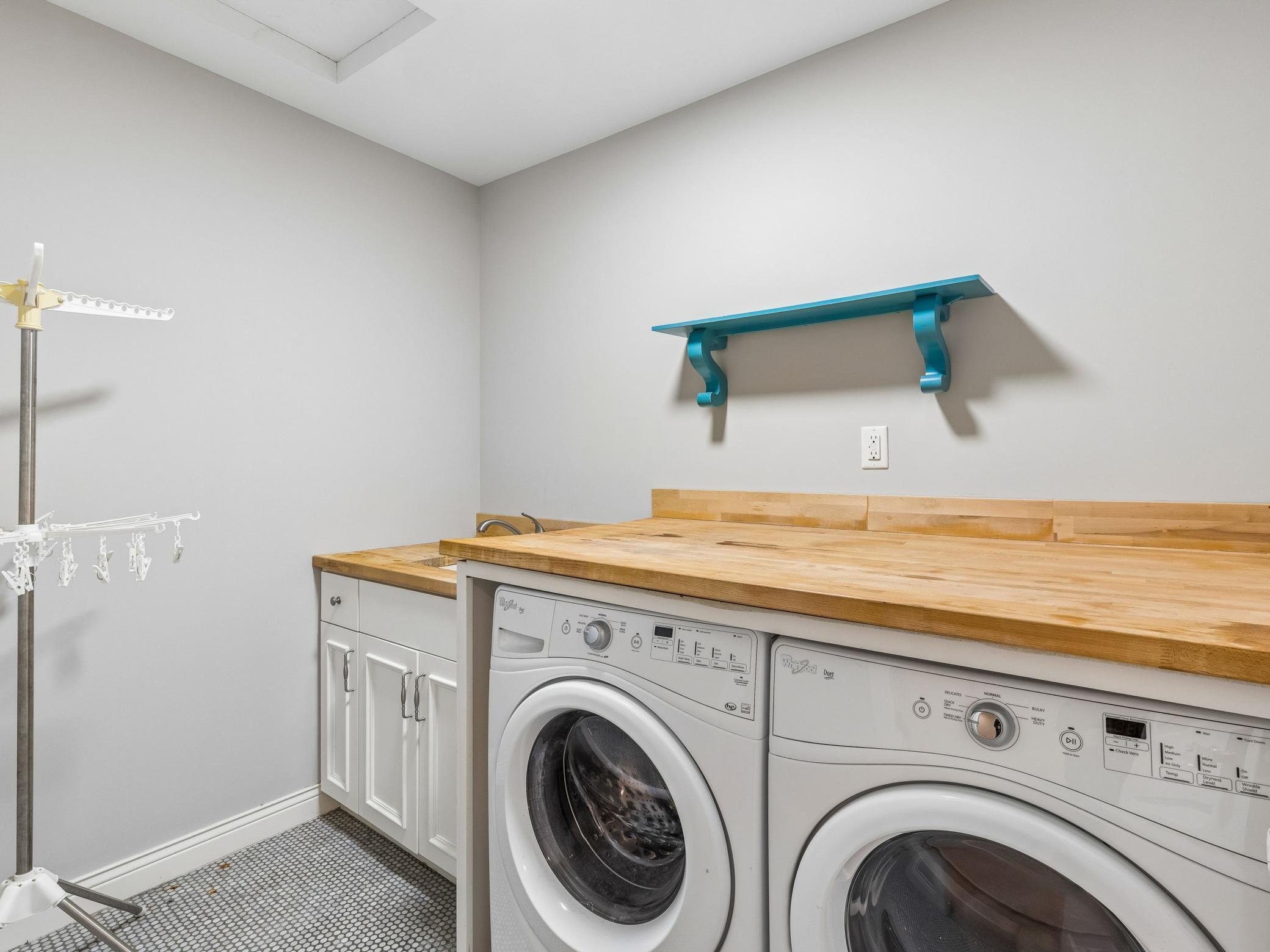 Laundry on the same level as four of the bedrooms
