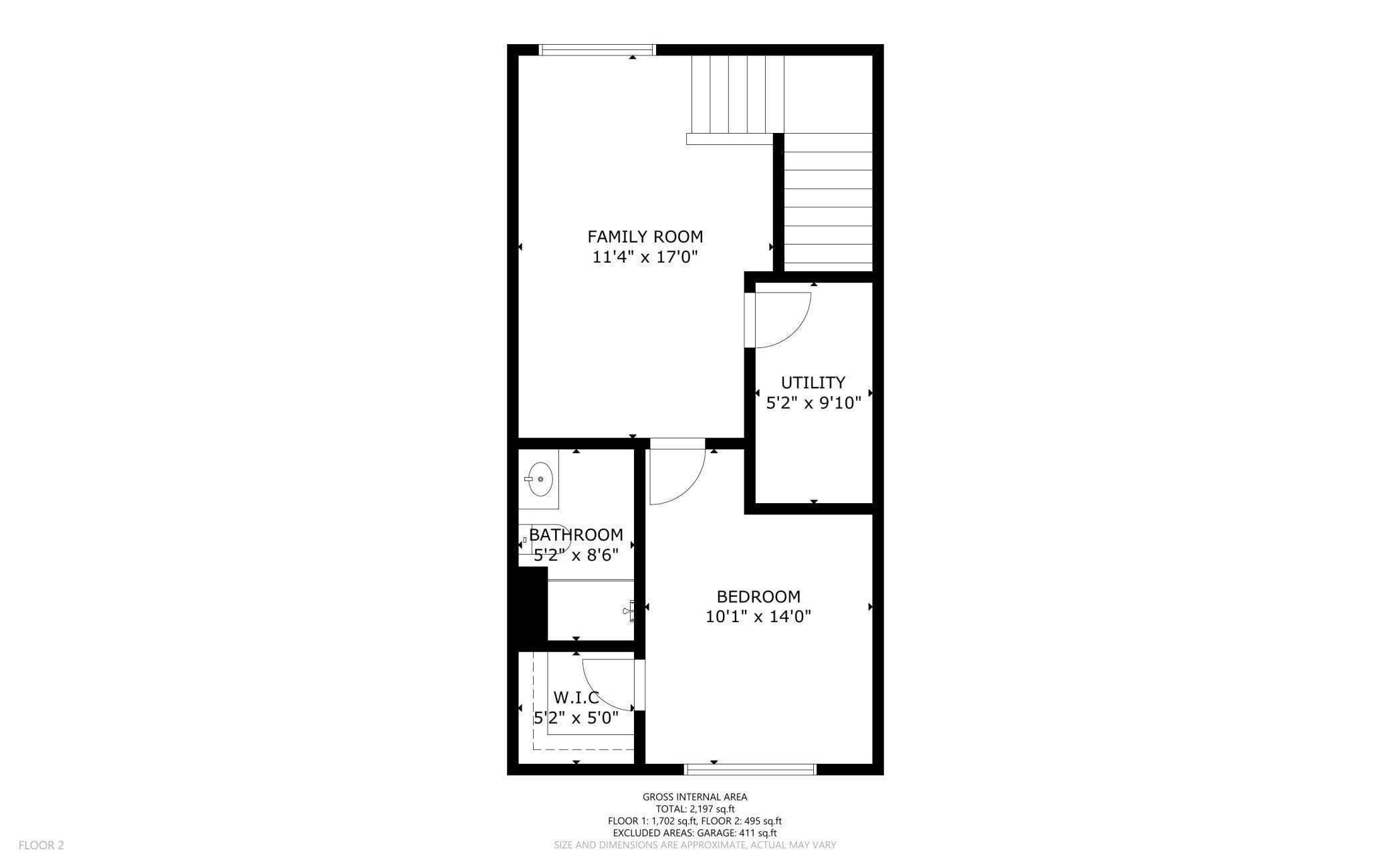 Floor Plan - Upper Level