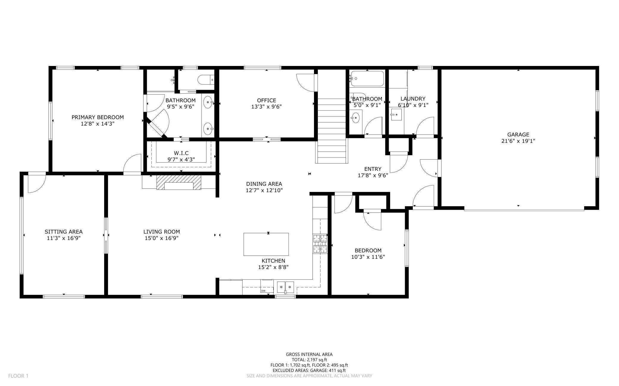 Floor Plan - Main Level