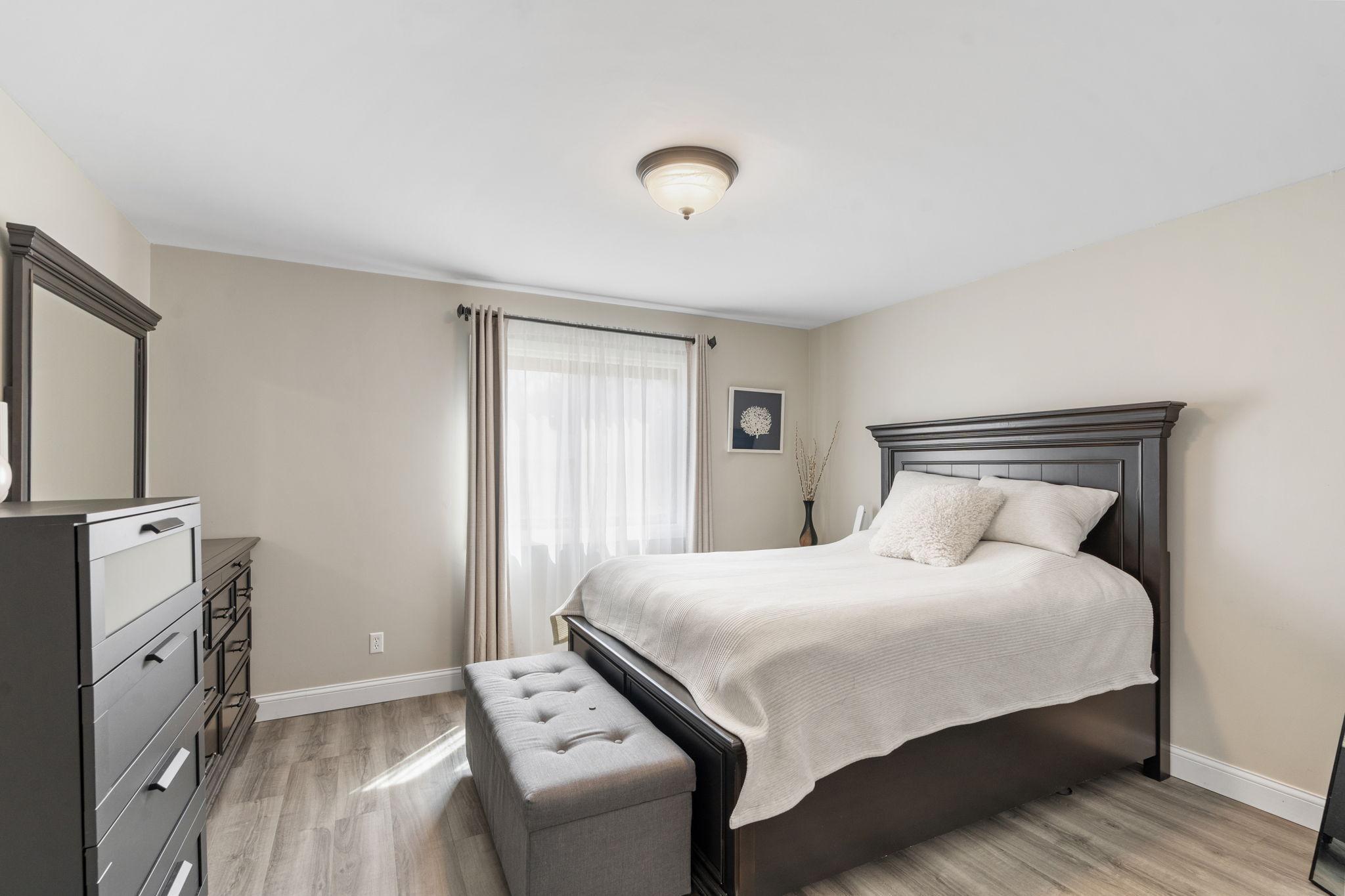 Primary bedroom. All rooms freshly painted.