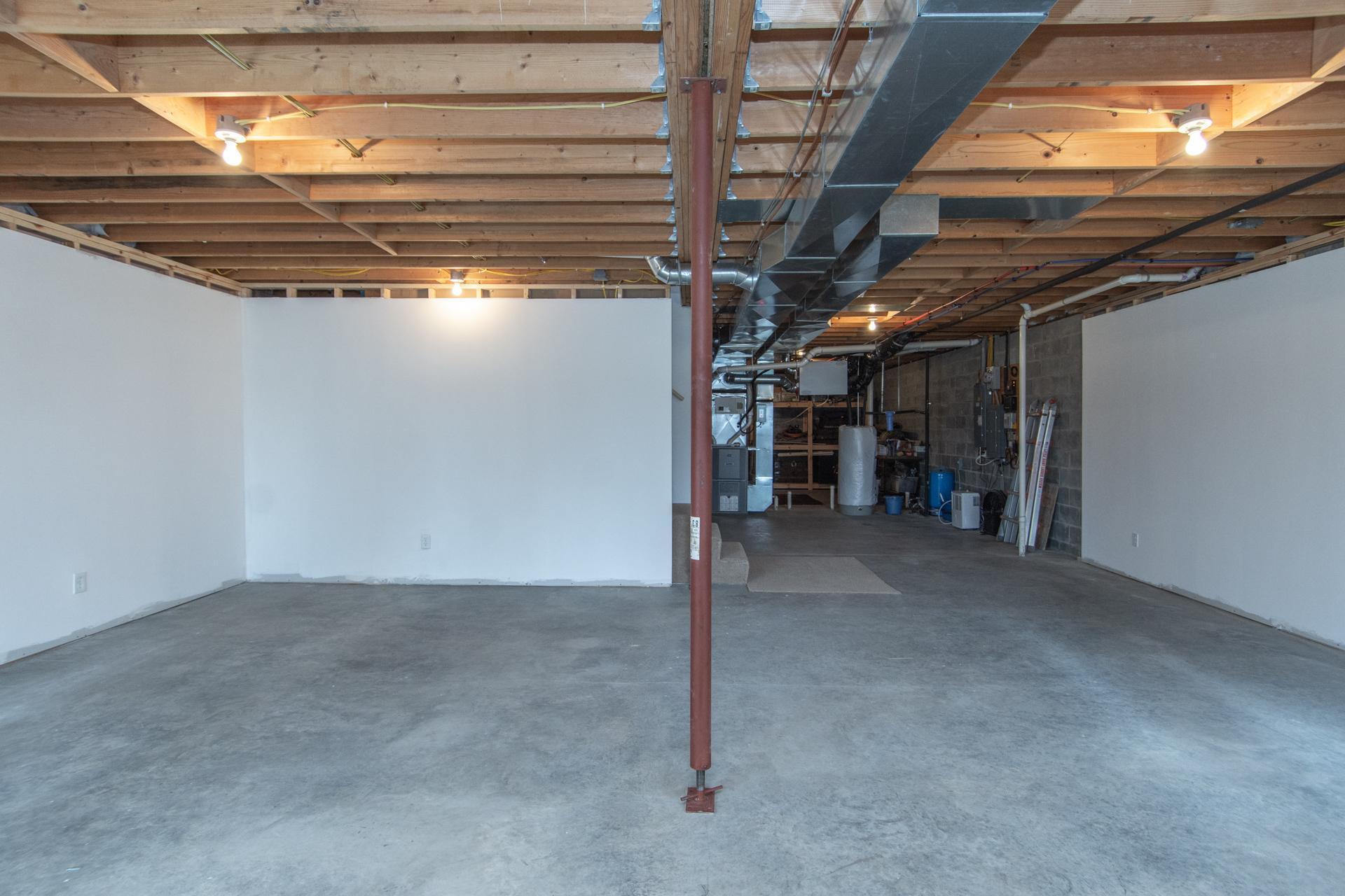 Lower level ready for finishing—great opportunity to make it your own while adding equity.