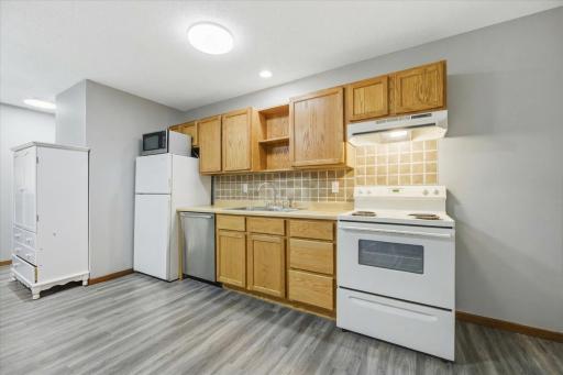 Kitchen of NE Main Floor two bedroom unit.