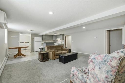 Common area laundry adjoins the three bedroom unit.