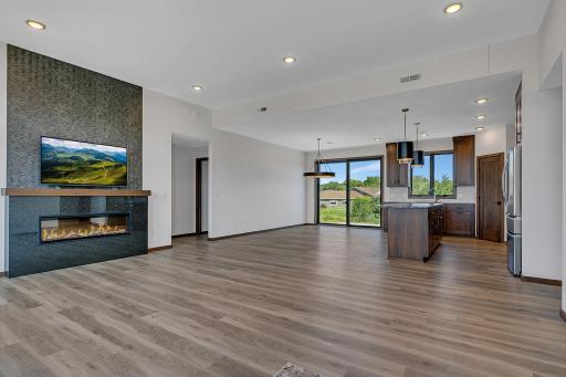 Over 10 ft high ceilings in the living area