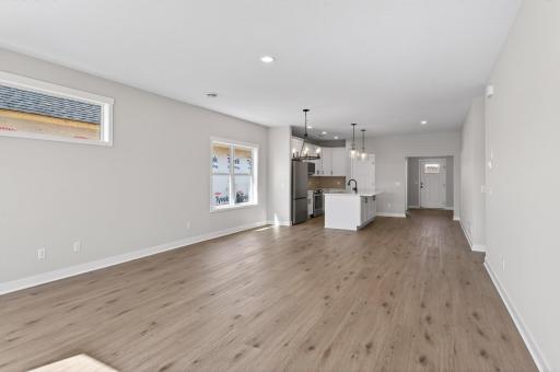 A beautiful open concept floorpan with tons of natural light!