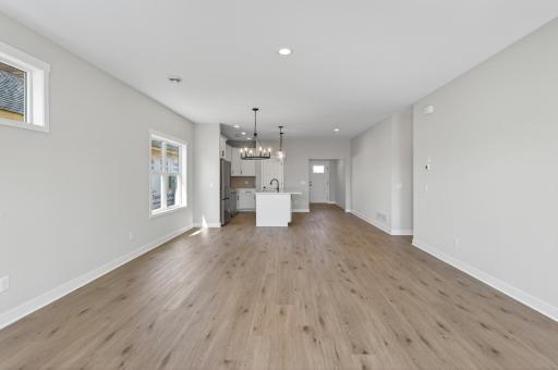 A beautiful open concept floorpan with tons of natural light!