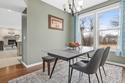 Large windows allow the sunlight to flow through!