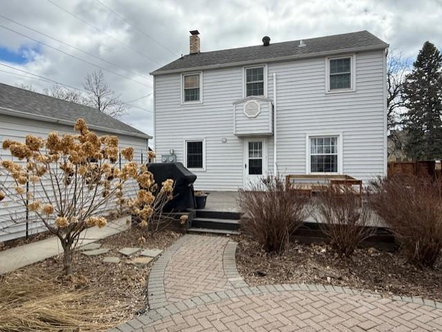 Rear of the house