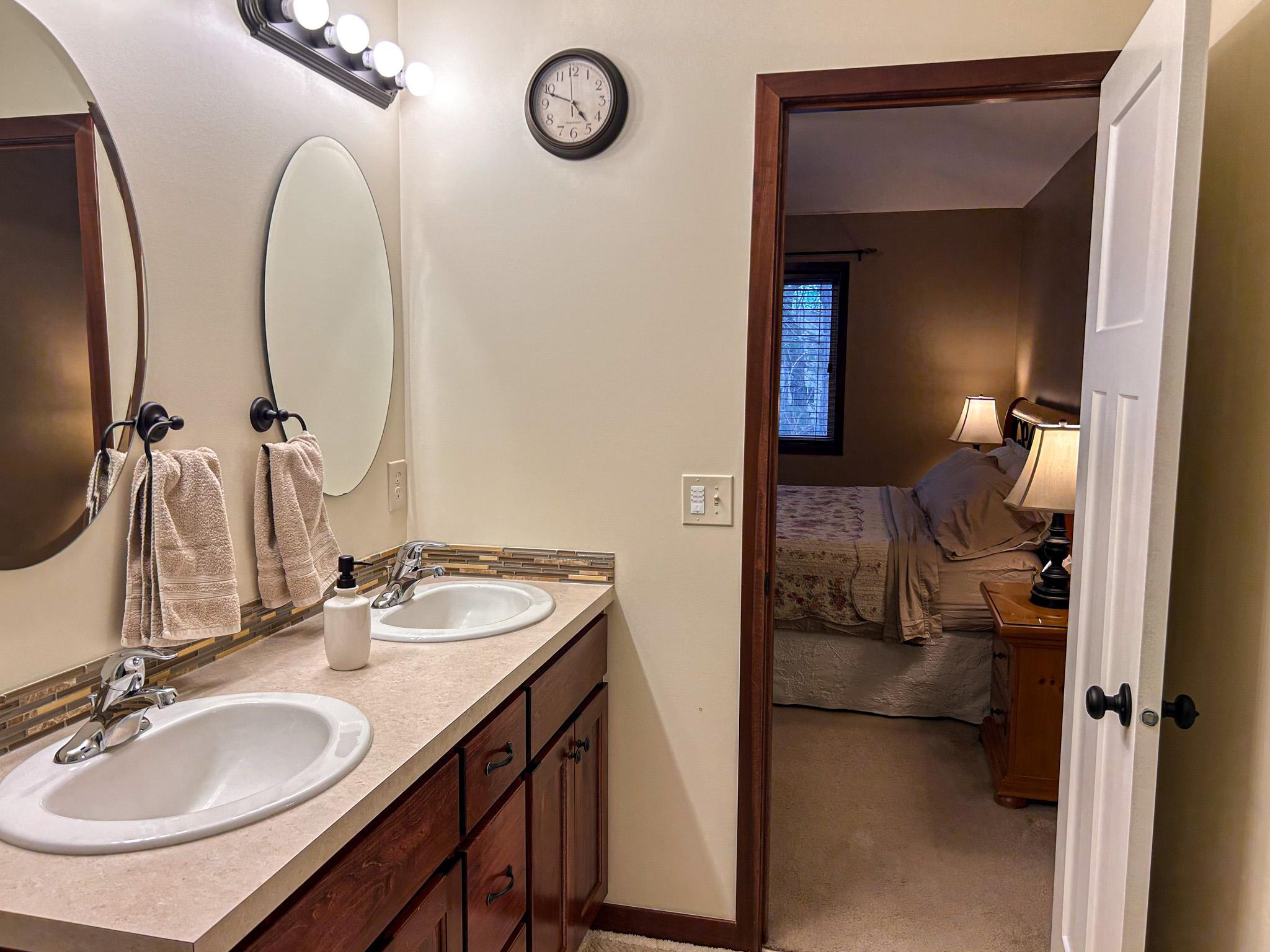 Primary suite bathroom