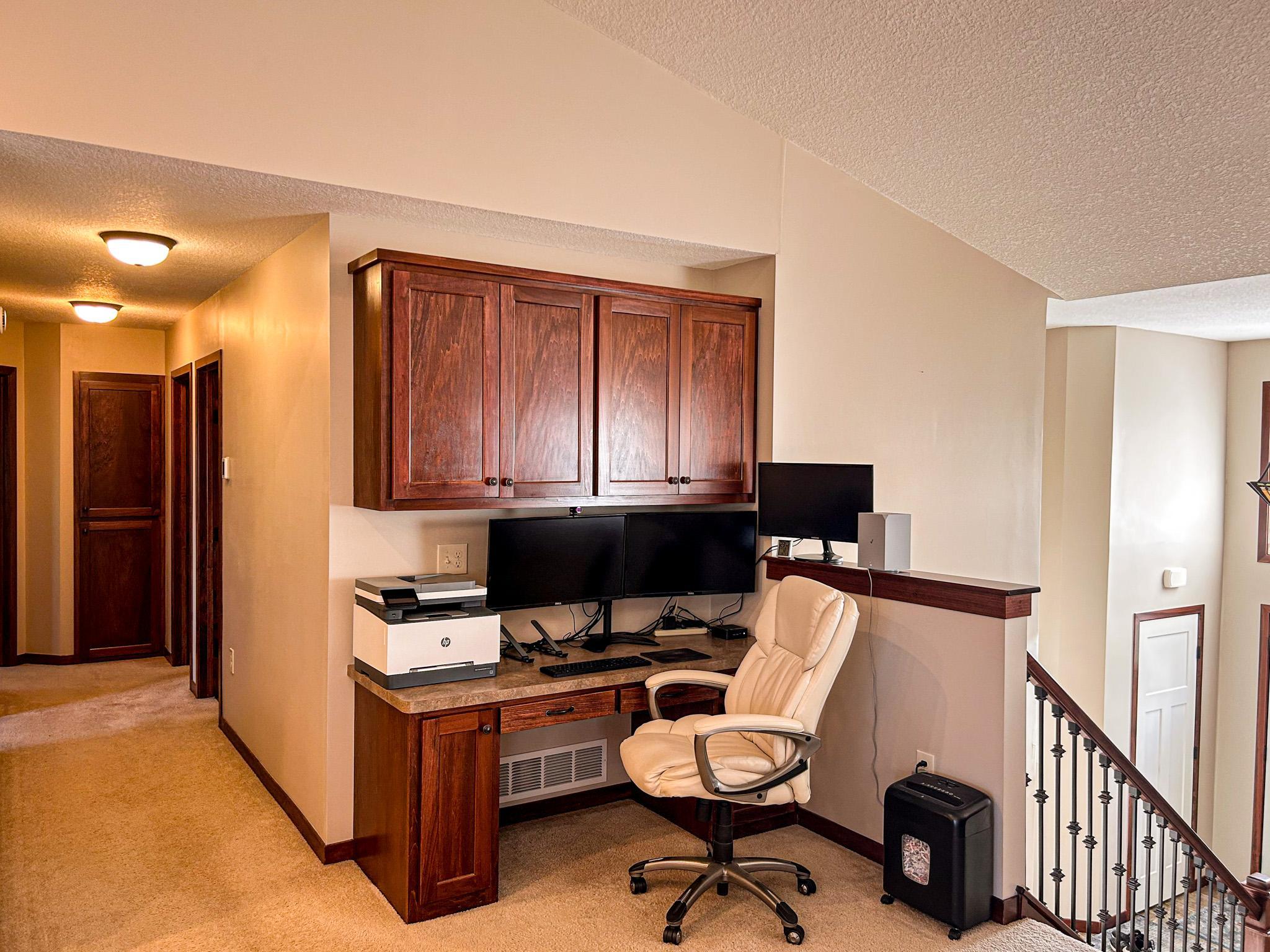 Built In Flex Area - Currently a desk for work from home.