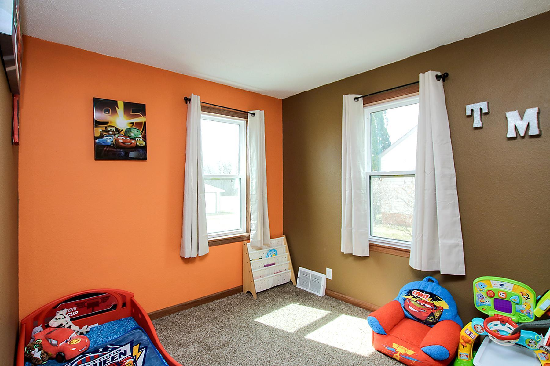 Fun secondary bedroom on the main floor