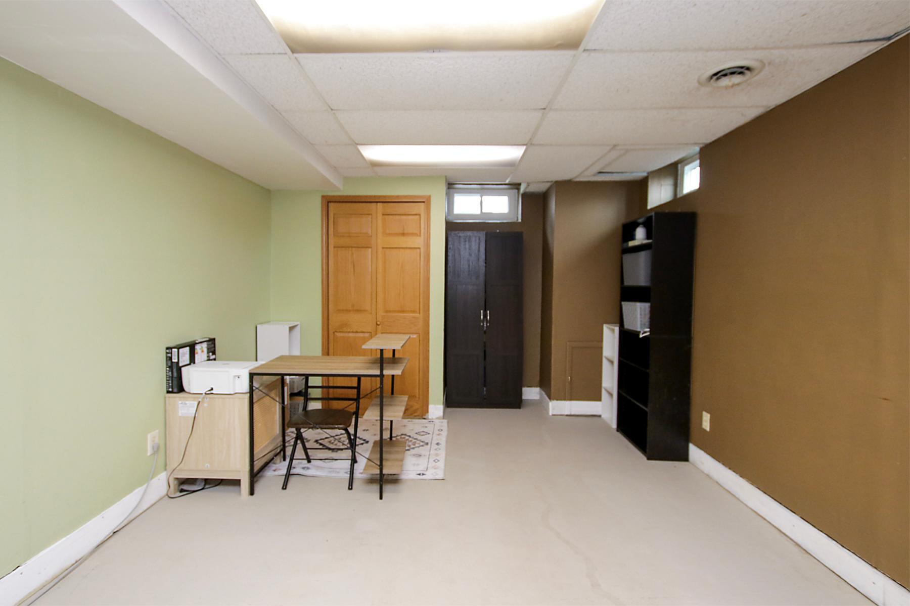 Second half of living space downstairs