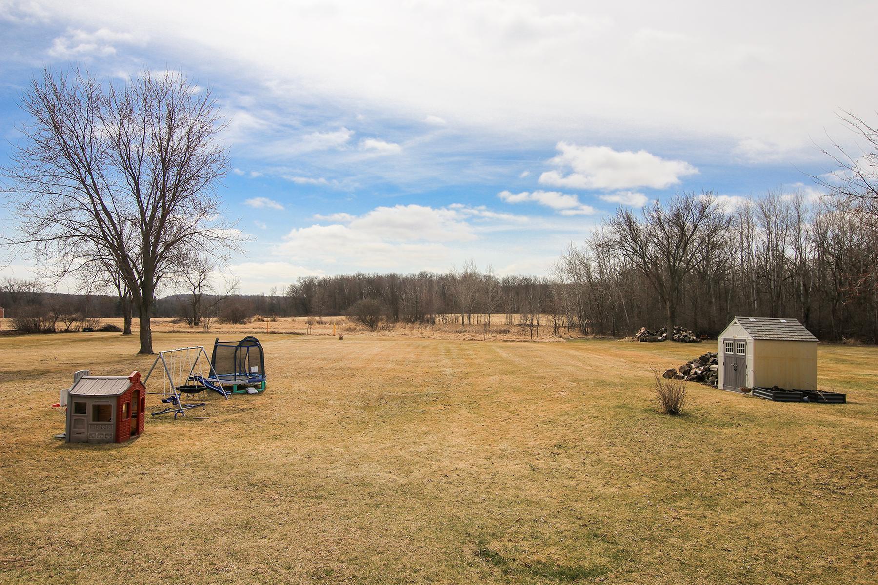 First half of the enourmous backyard!