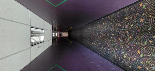 hallway to theaters 4 & 5