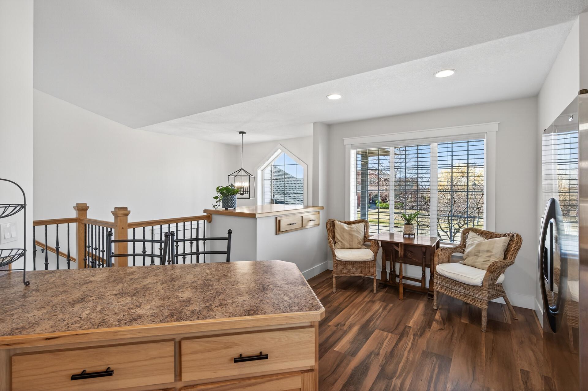 Informal dining area