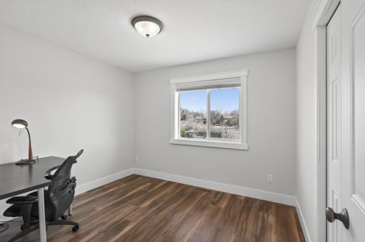Upper level bedroom 3, currently used as an office