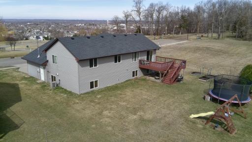 Back of the home and panoramic bluff views!