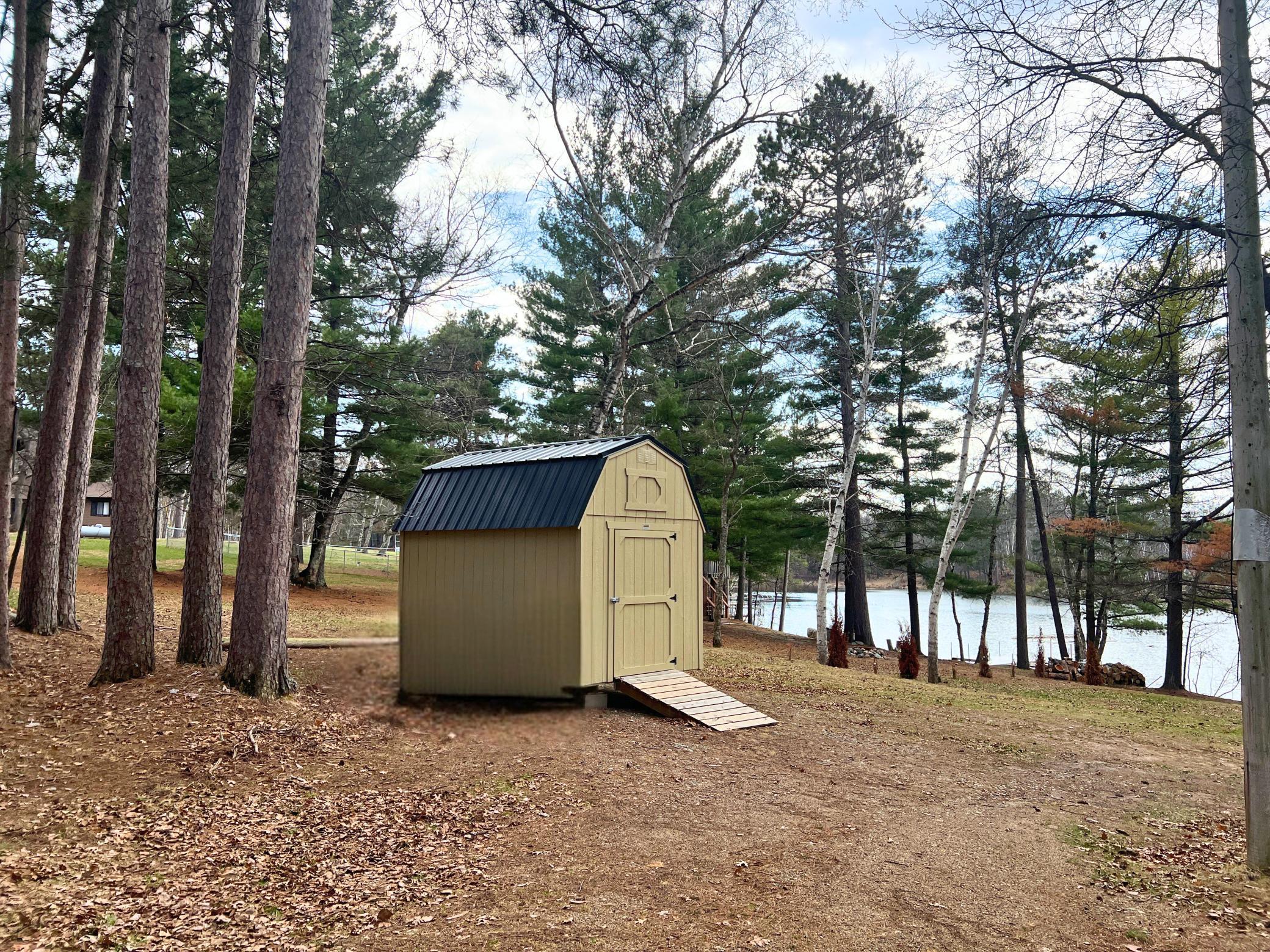 Newer oversized storage shed