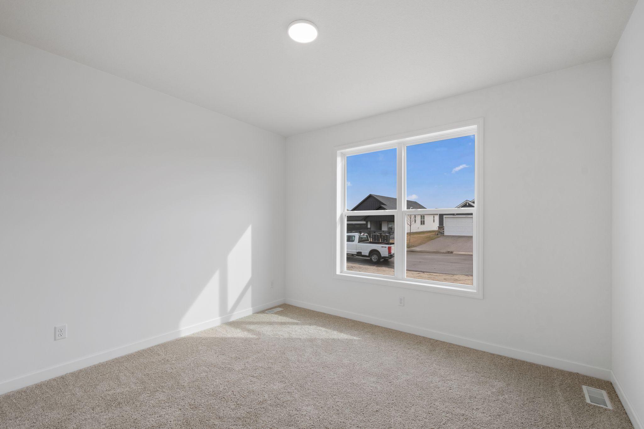 The bedrooms are versatile spaces that can be easily changed to meet the residents’ needs.