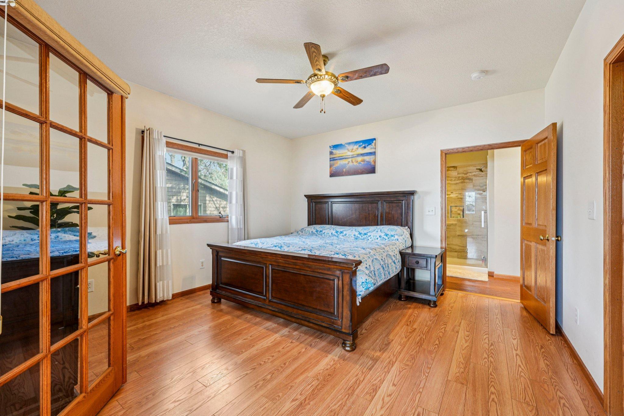 French doors leading to primary suite