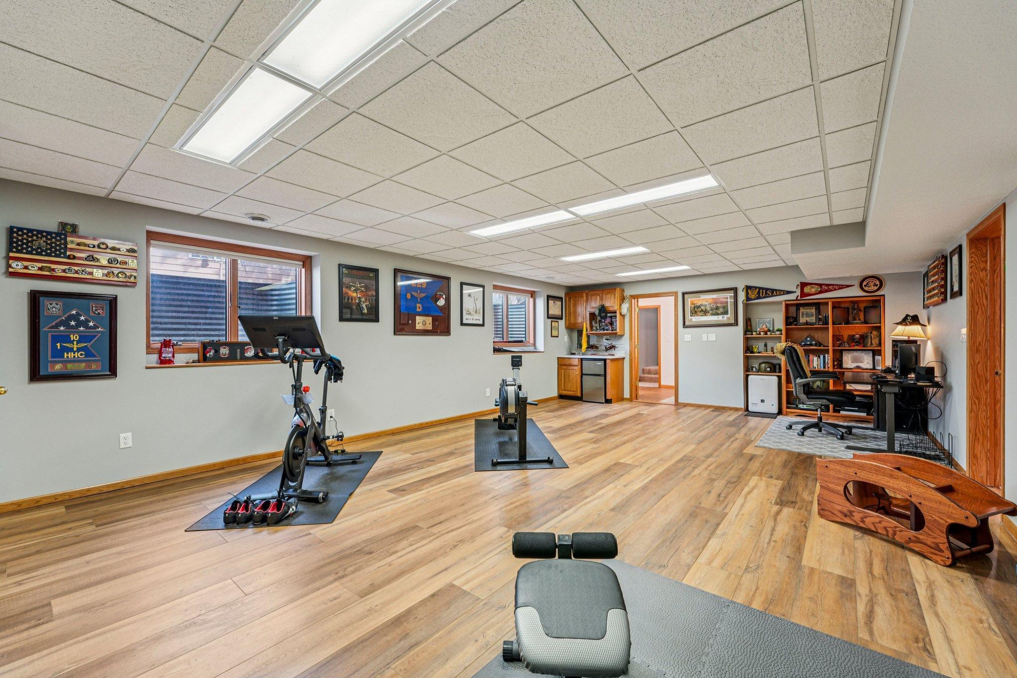 It would also make a great hobby room