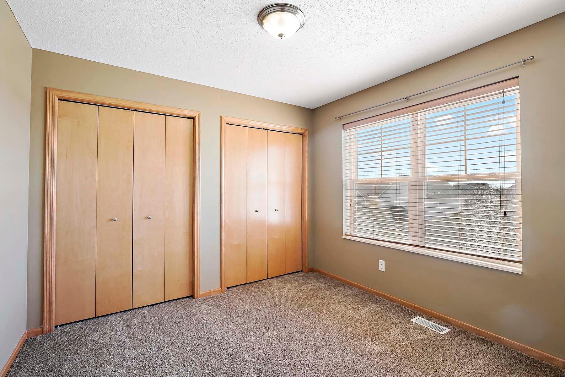 Spacious 2nd bedroom on the upper level with ample closet space.